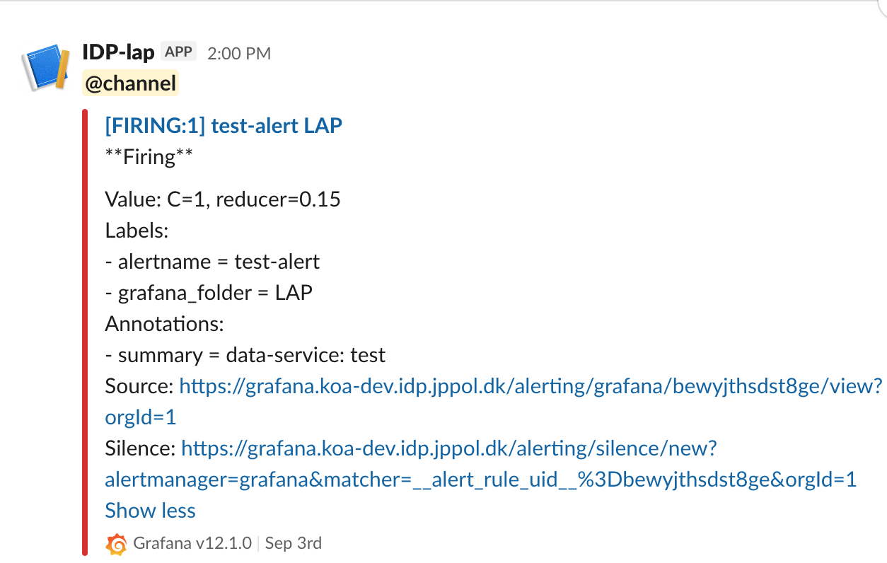Step 5: Slack Alert